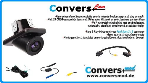 Achteruitrijcamera – Compleet pakket (Camera/Montage/Activering)